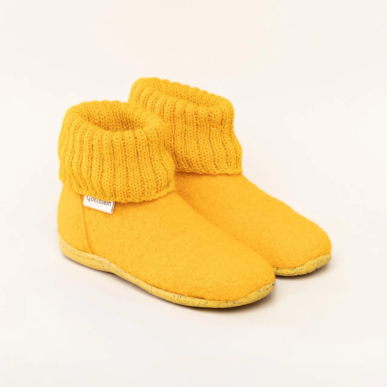 Yellow 2025 slipper boots